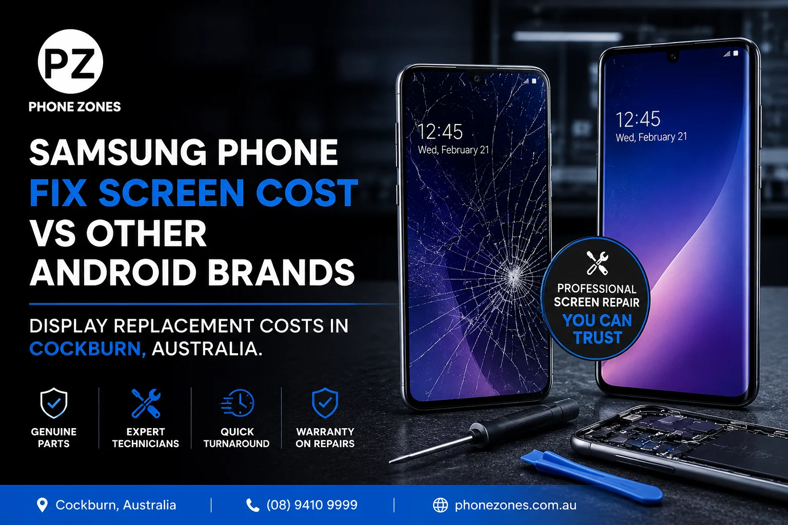 Samsung Phone Fix Screen Cost in Cockburn | Phonezones