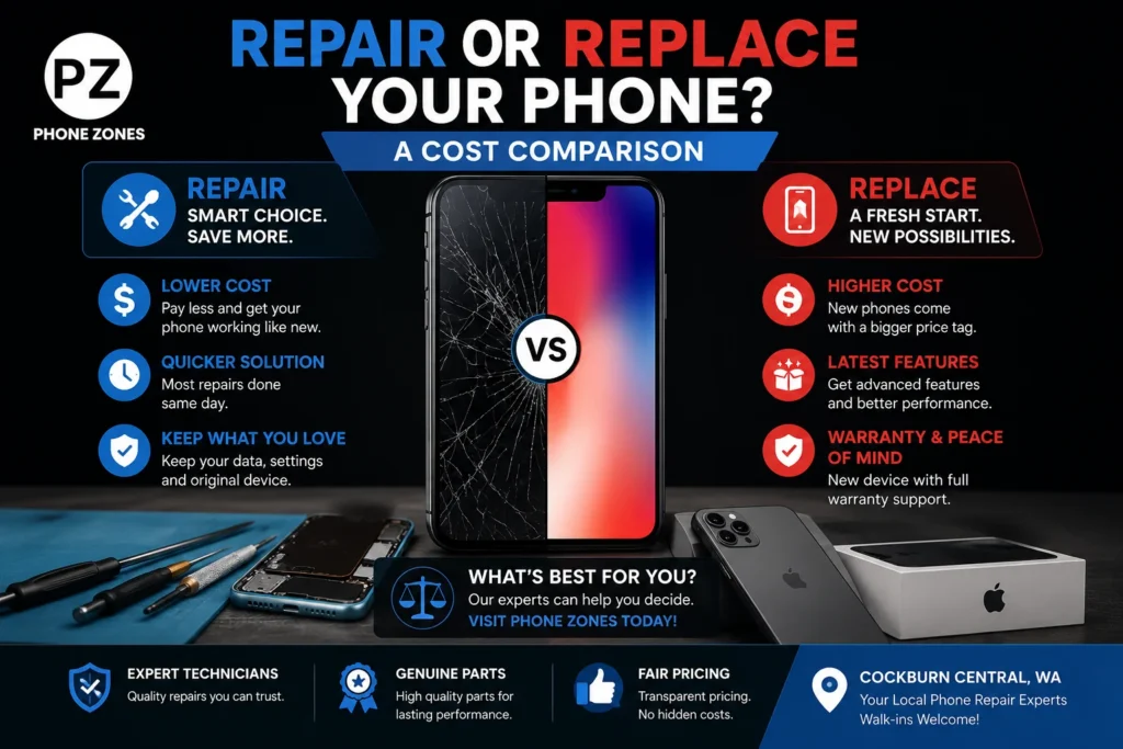 Repair or Replace Your Phone? Cost Comparison Perth