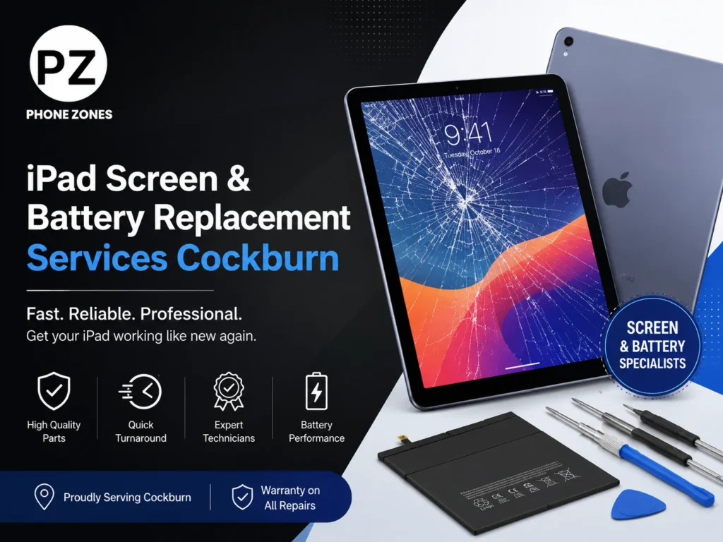 iPad Screen and Battery Replacement Services in Cockburn