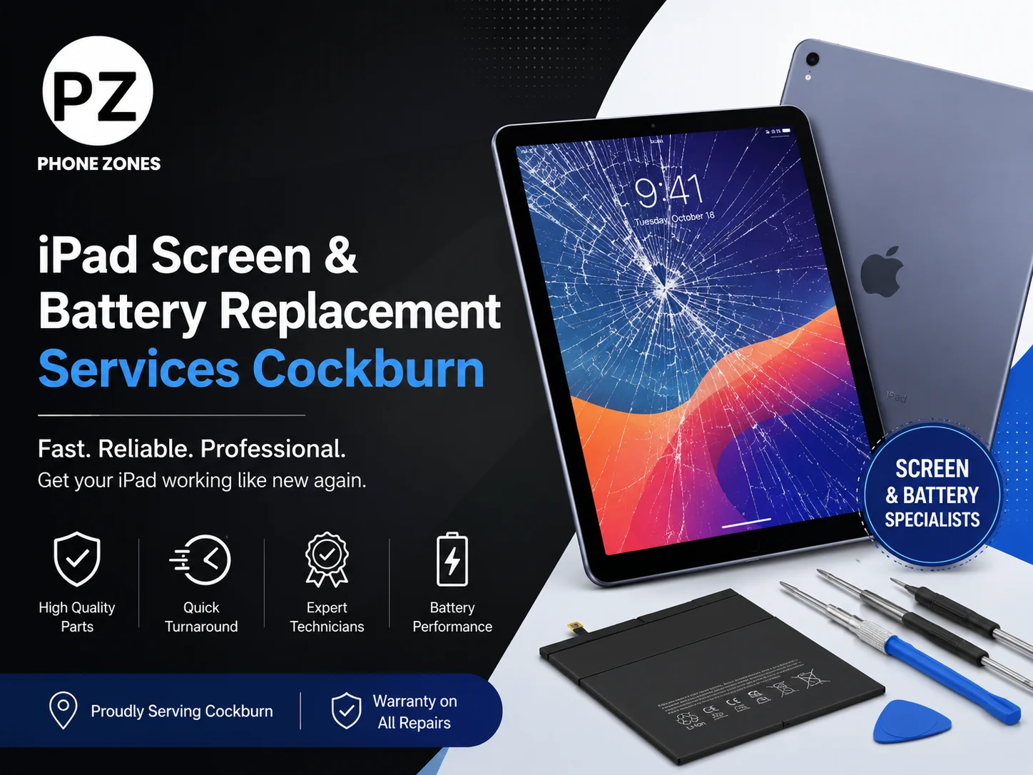 iPad Screen and Battery Replacement Services in Cockburn
