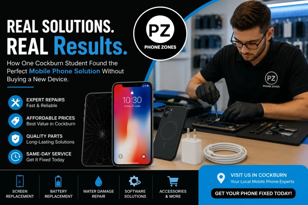 How a Cockburn Student Fixed Her Phone Without Buying New